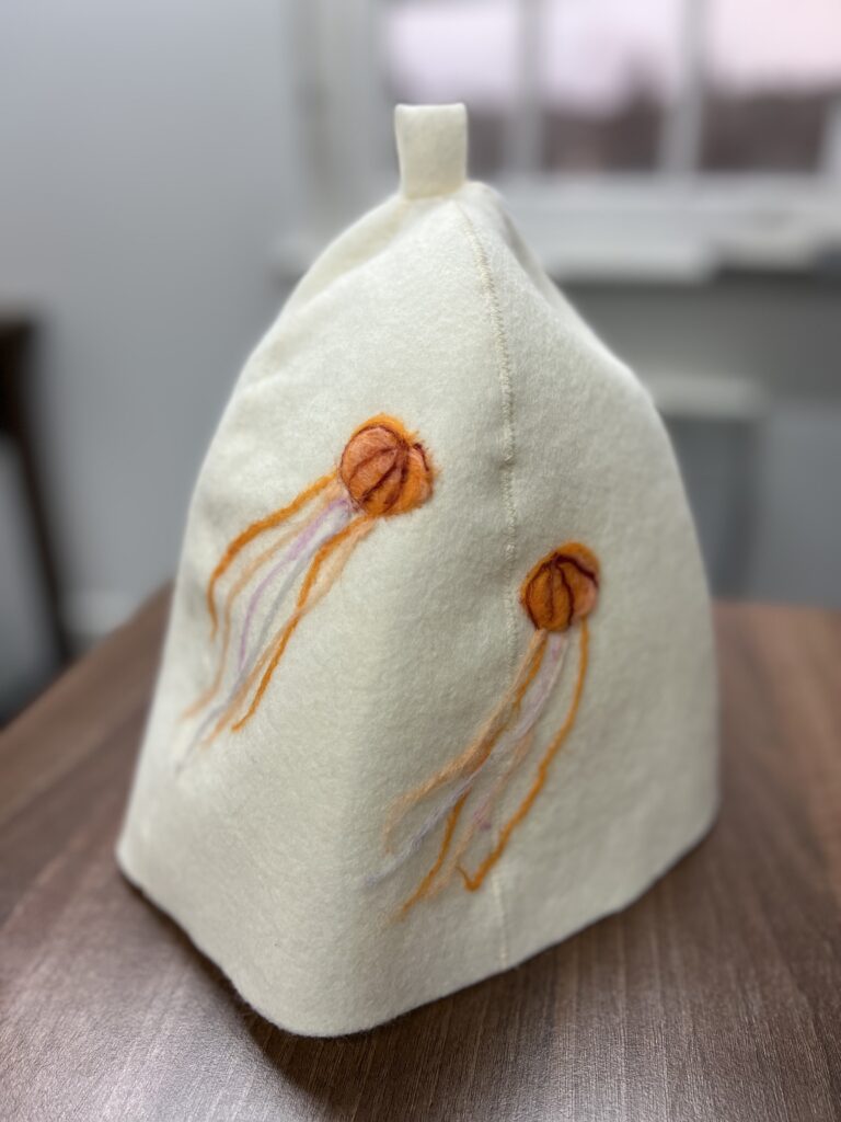 Jellyfish Sauna Hat (Natural)