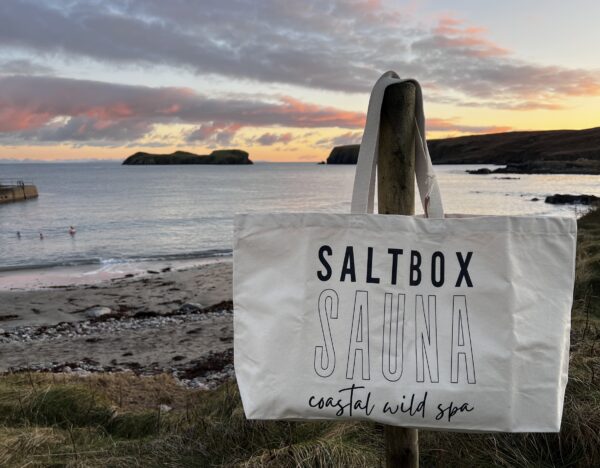 Saltbox Sauna Oversized Tote Bag - Image 4